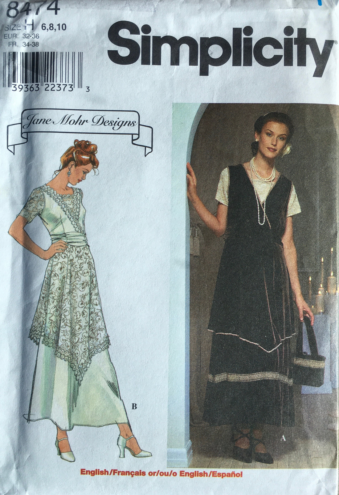 Simplicity 8474 Sewing Pattern (Vintage) UNCUT