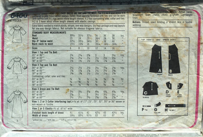 Simplicity 8480 Sewing Pattern (Vintage) CUT