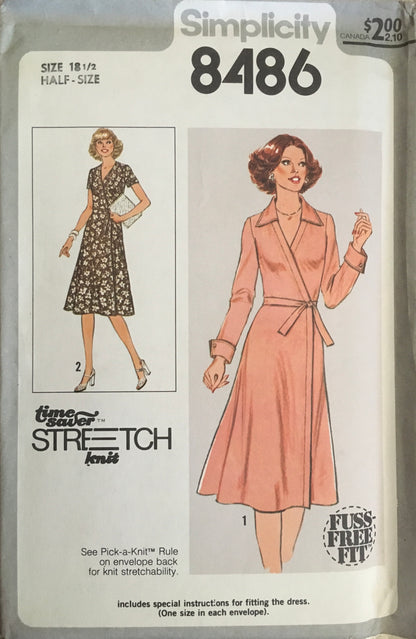 Simplicity 8486 Sewing Pattern (Vintage) UNCUT