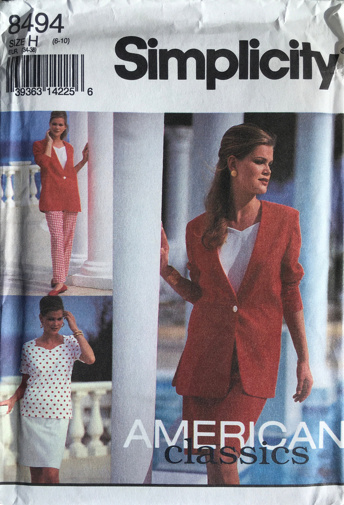 Simplicity 8494 Sewing Pattern (Vintage) UNCUT