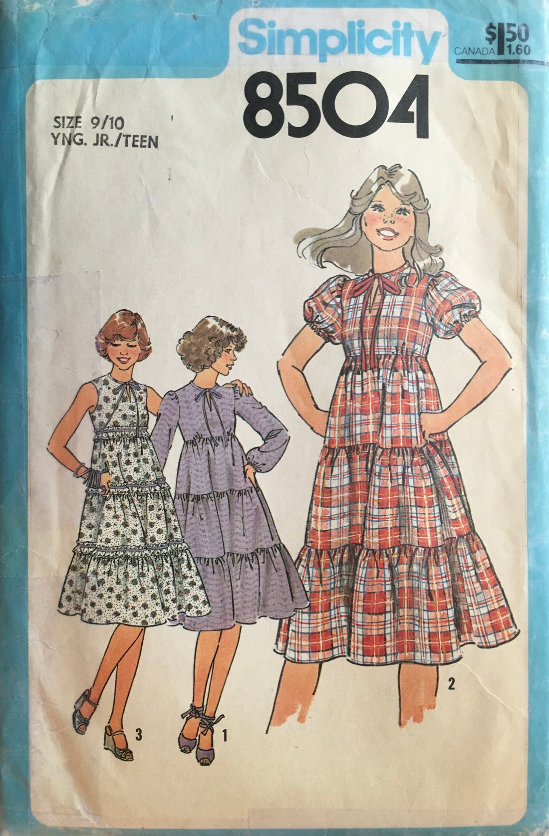 Simplicity 8504 Sewing Pattern (Vintage) UNCUT