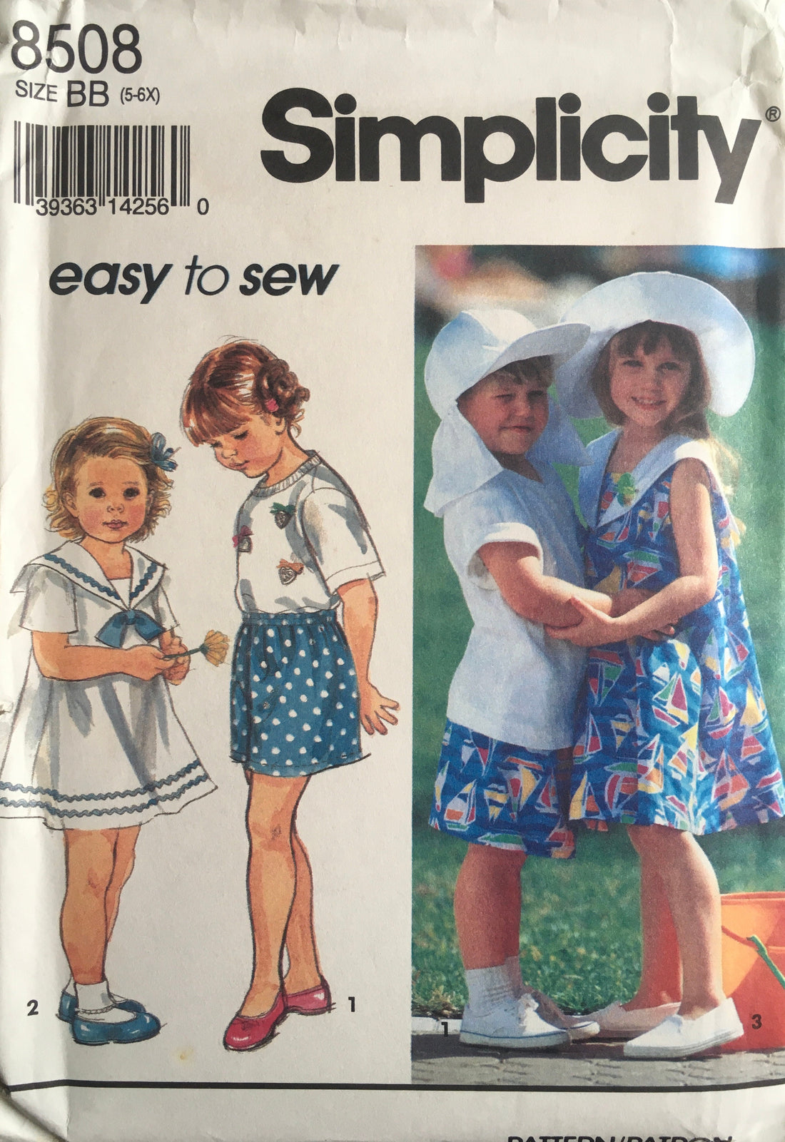 Simplicity 8508 Sewing Pattern (Vintage) UNCUT