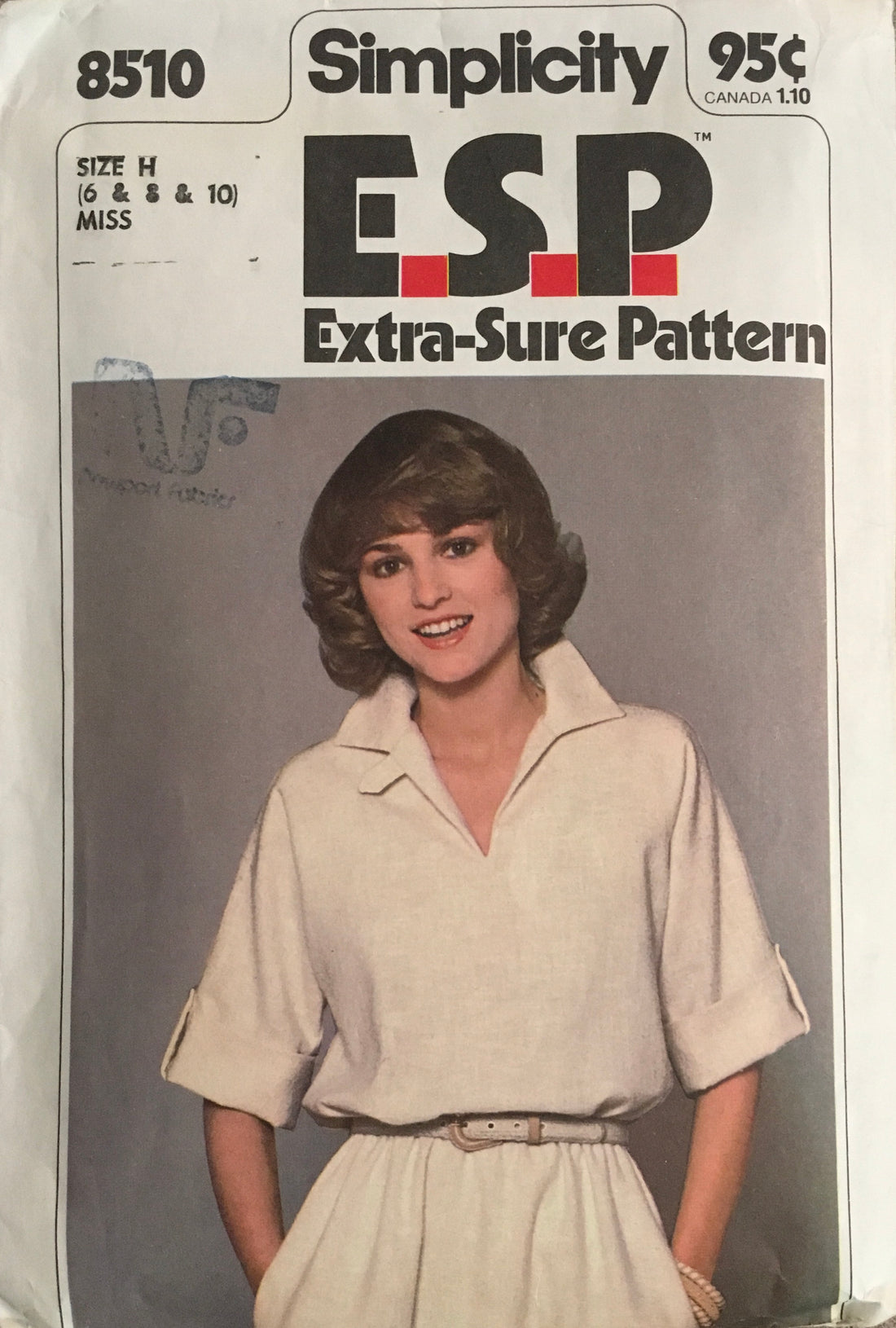 Simplicity 8510 Sewing Pattern (Vintage) CUT