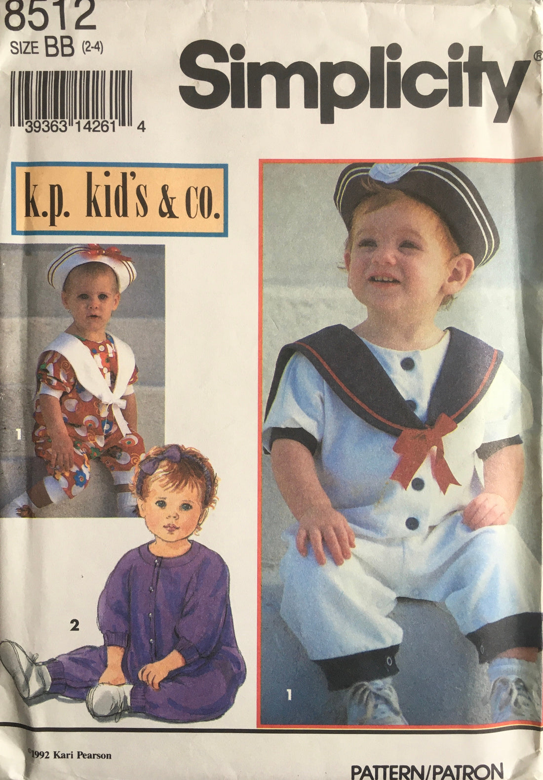 Simplicity 8512 Sewing Pattern (Vintage) UNCUT