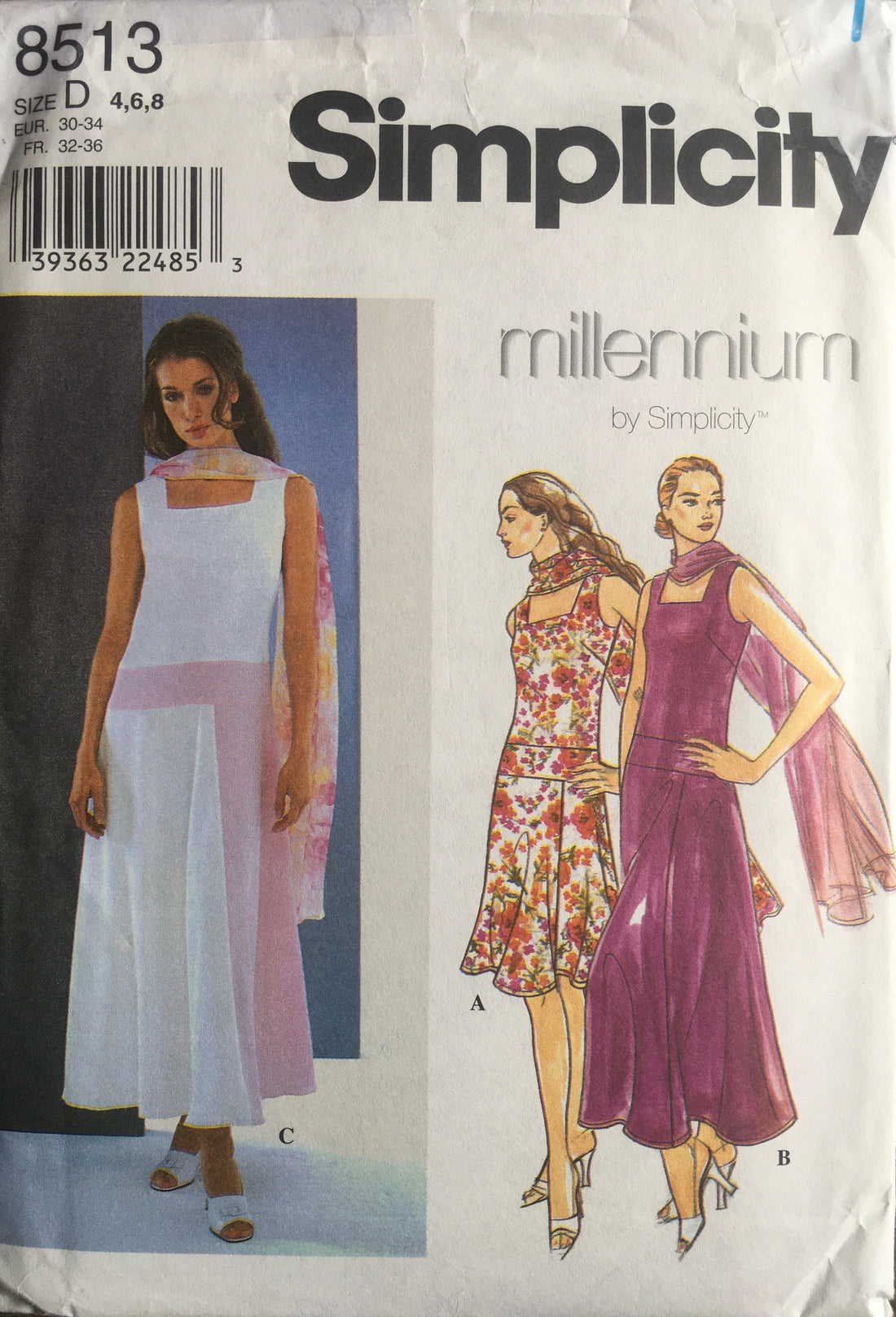 Simplicity 8513 Sewing Pattern (Vintage) UNCUT