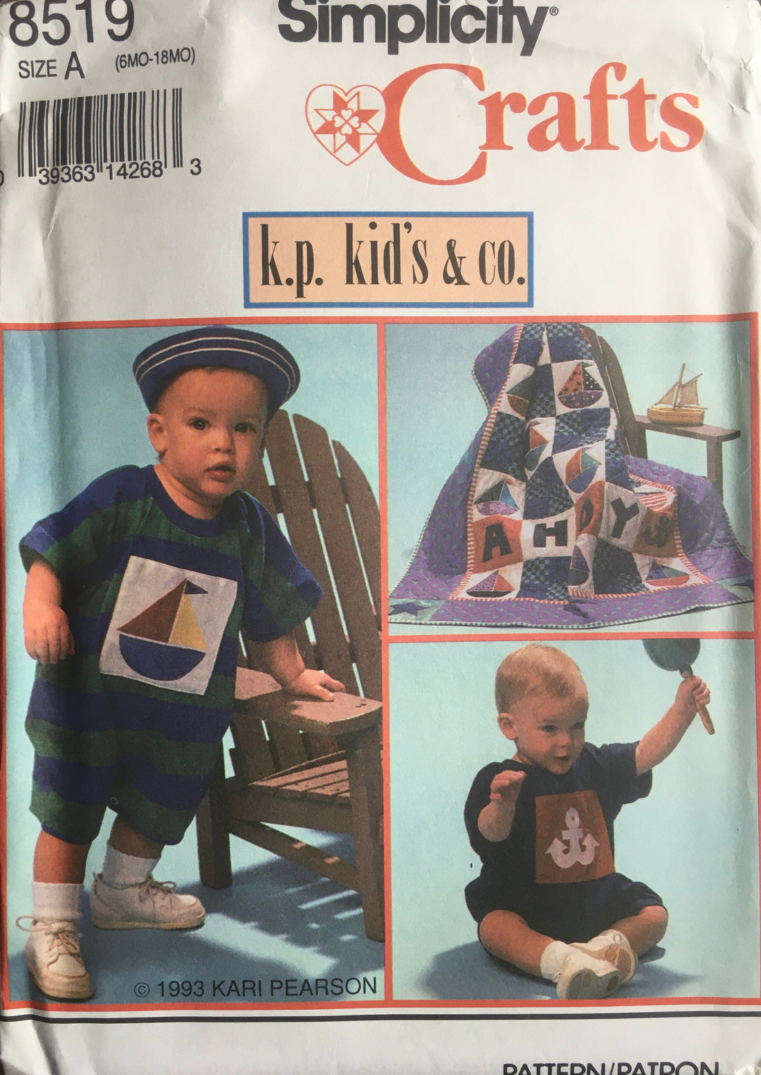 Simplicity 8519 Sewing Pattern (Vintage) UNCUT