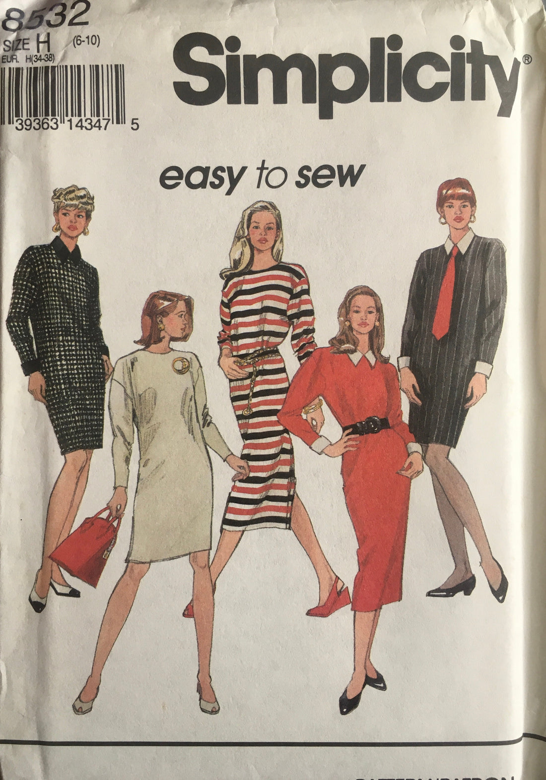 Simplicity 8532 Sewing Pattern (Vintage) UNCUT