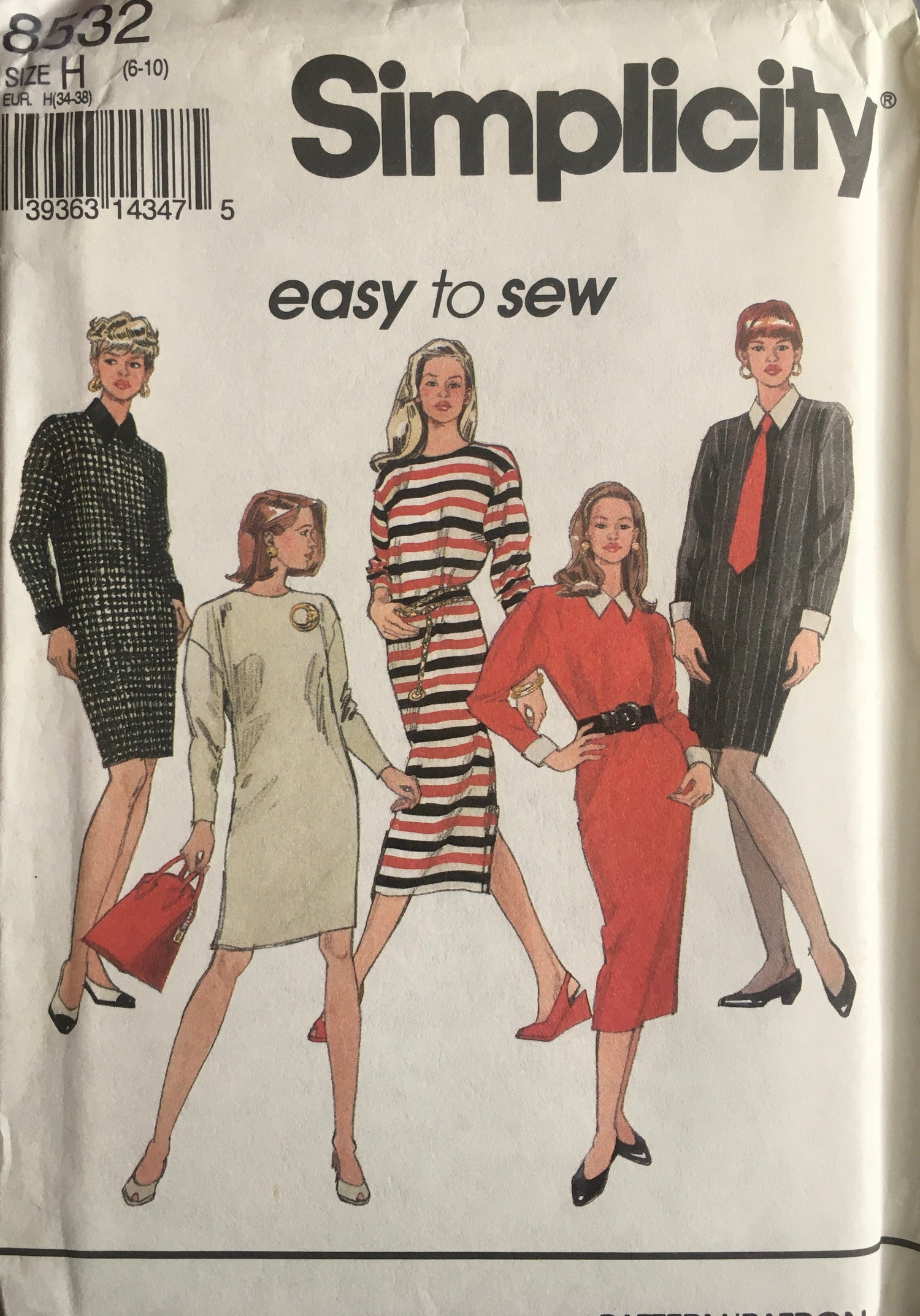 Simplicity 8532 Sewing Pattern (Vintage) UNCUT