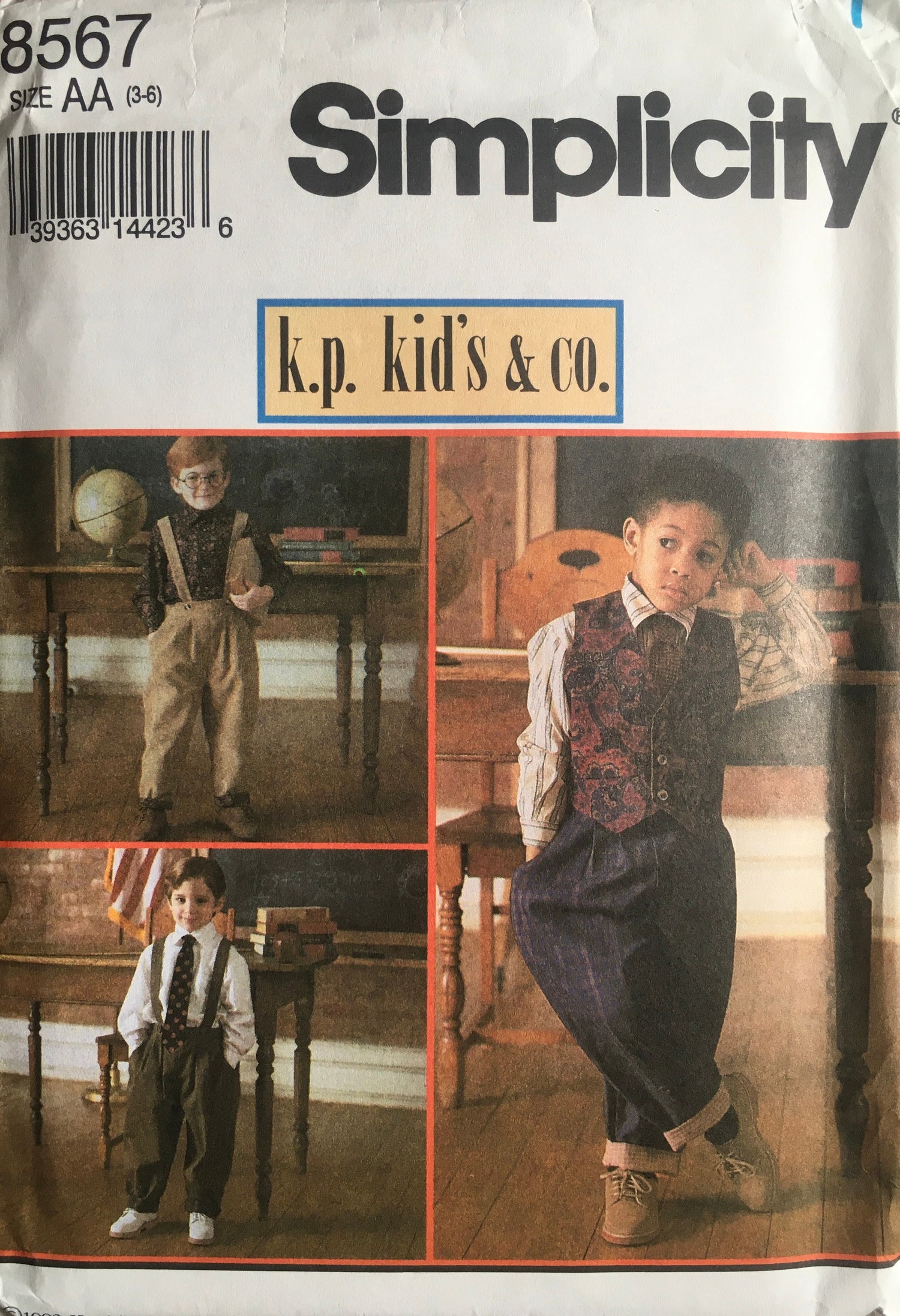 Simplicity 8567 Sewing Pattern (Vintage) UNCUT/CUT
