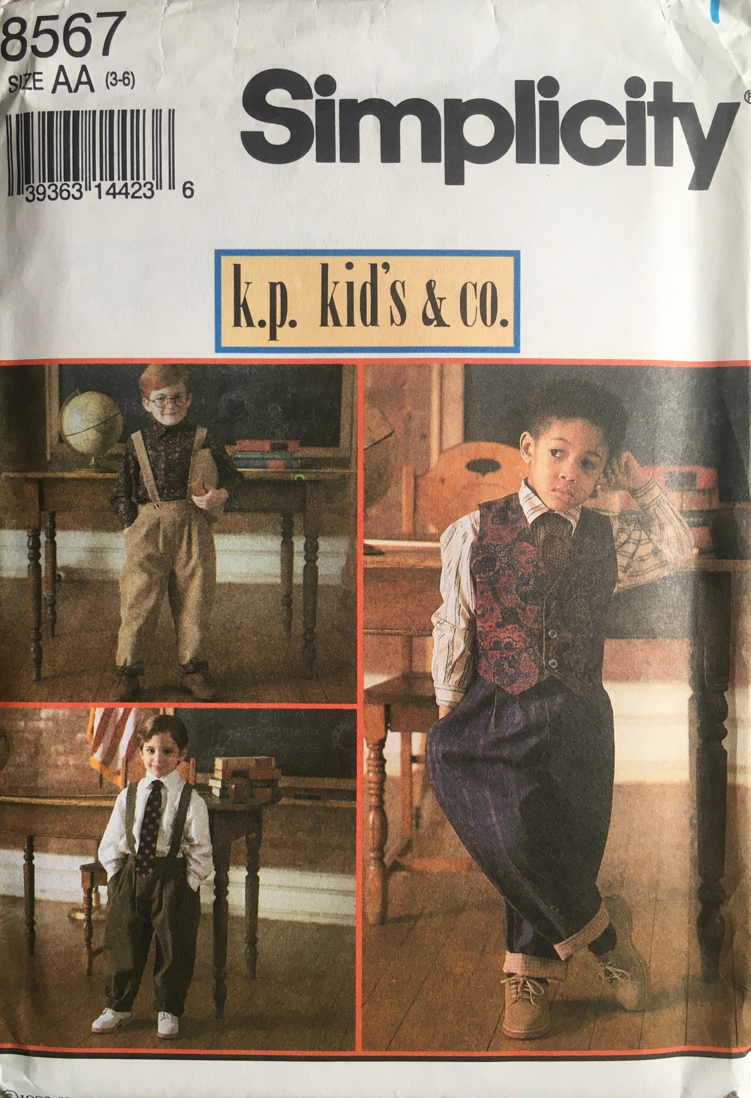 Simplicity 8567 Sewing Pattern (Vintage) UNCUT/CUT