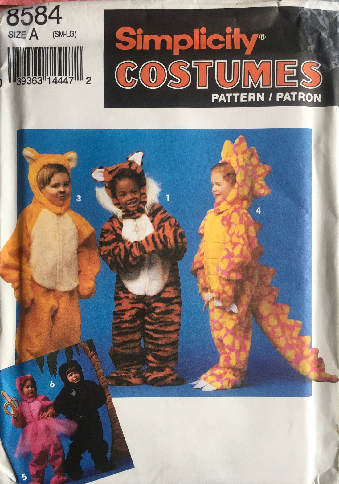 Simplicity 8584 Sewing Pattern (Vintage) UNCUT