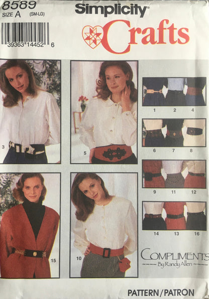 Simplicity 8589 Sewing Pattern (Vintage) UNCUT