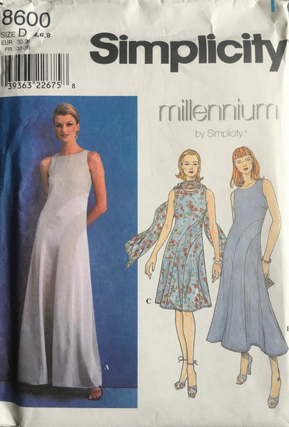 Simplicity 8600 Sewing Pattern (Vintage) UNCUT
