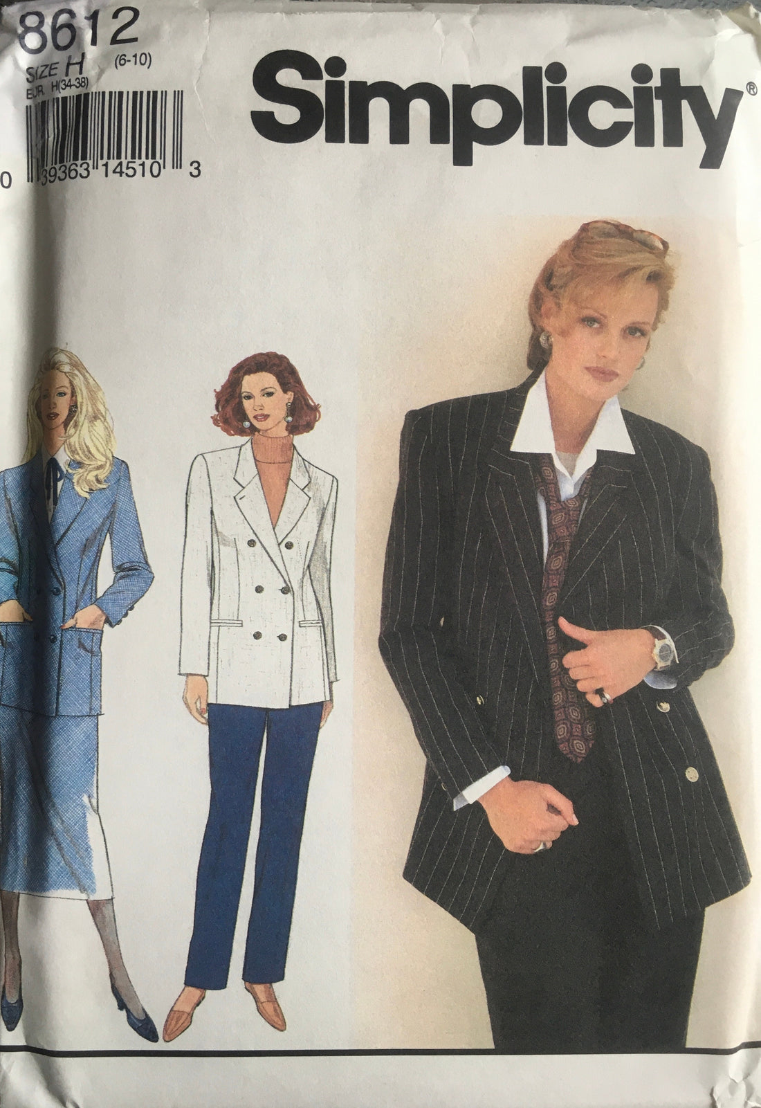 Simplicity 8612 Sewing Pattern (Vintage) UNCUT
