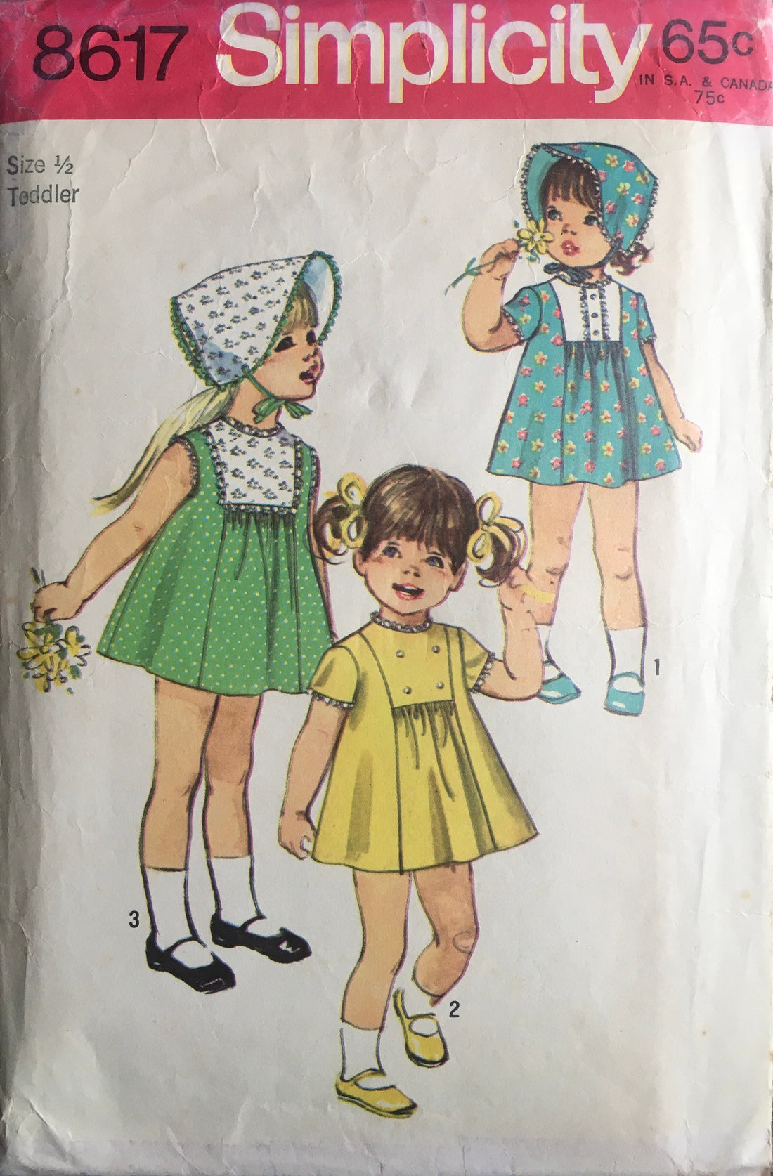 Simplicity 8617 Sewing Pattern (Vintage) CUT