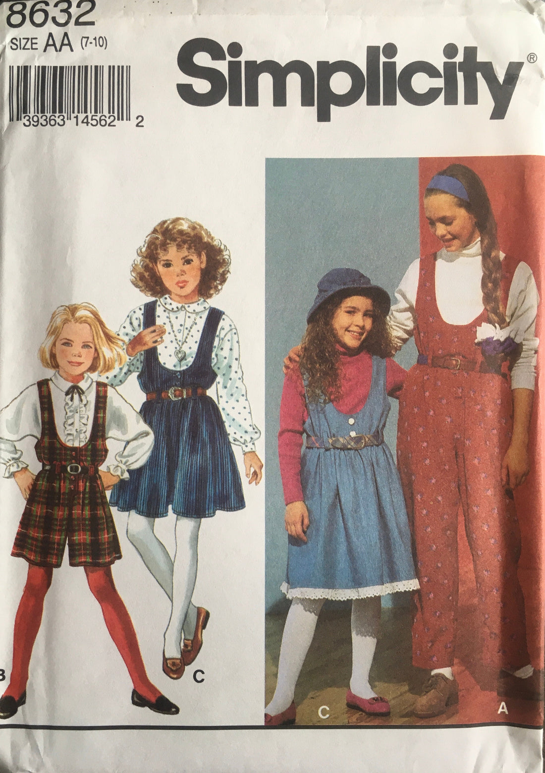 Simplicity 8632 Sewing Pattern (Vintage) UNCUT