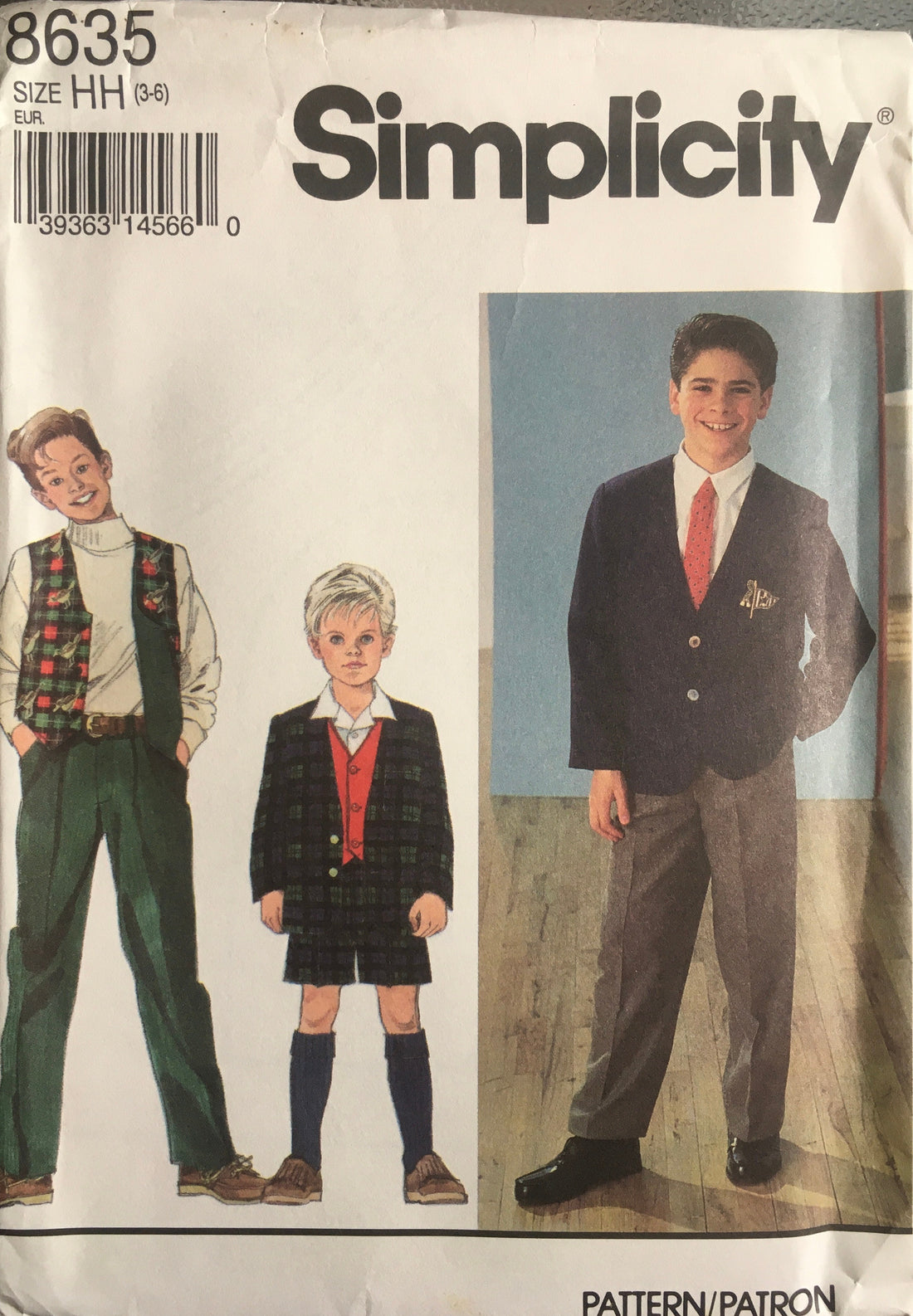 Simplicity 8635 Sewing Pattern (Vintage) UNCUT
