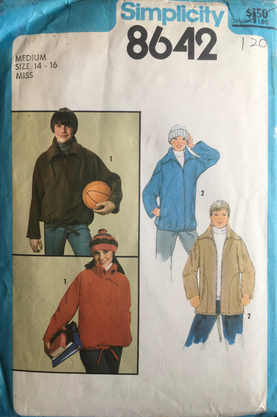 Simplicity 8642 Sewing Pattern (Vintage) CUT