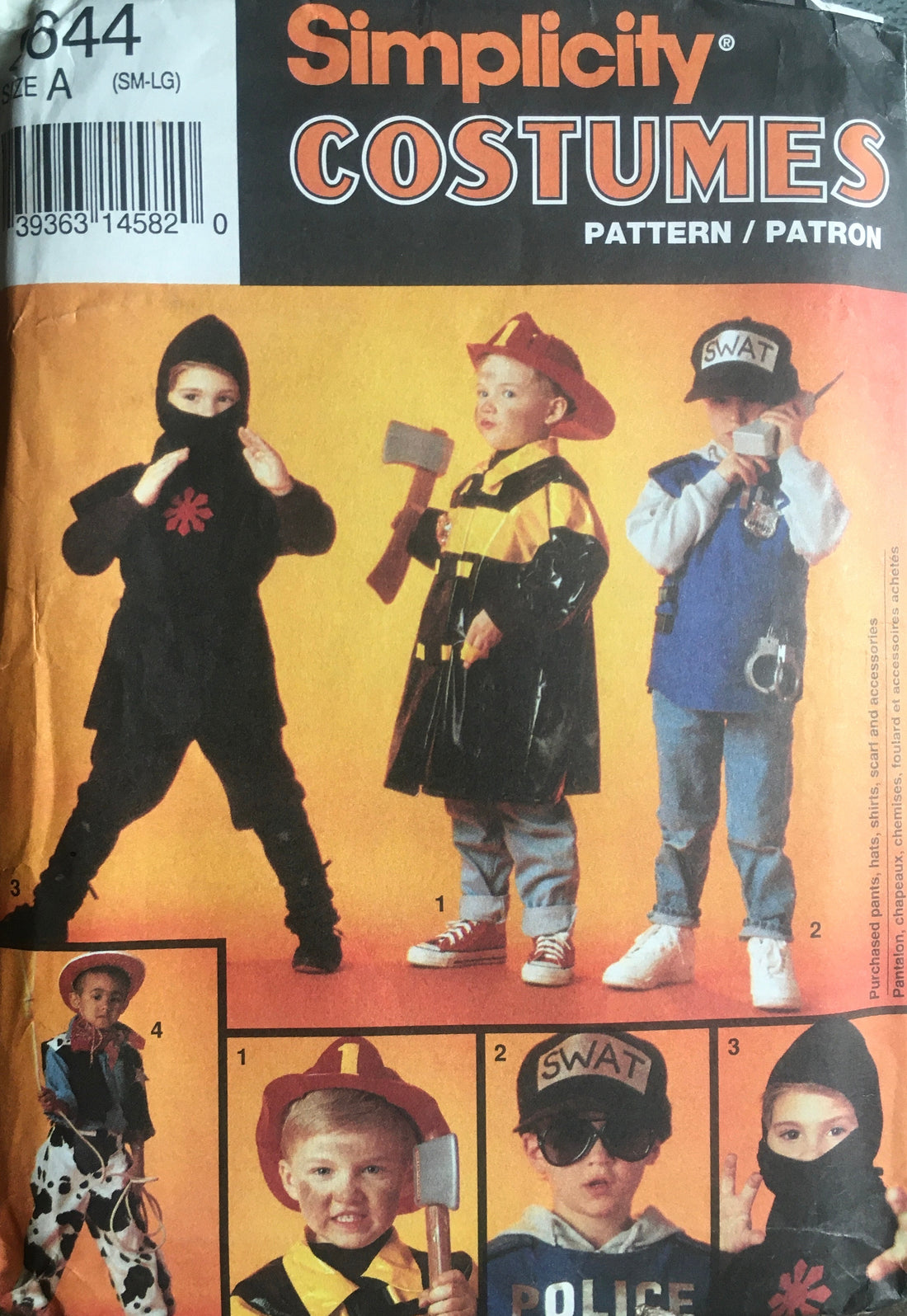 Simplicity 8644 Sewing Pattern (Vintage) UNCUT