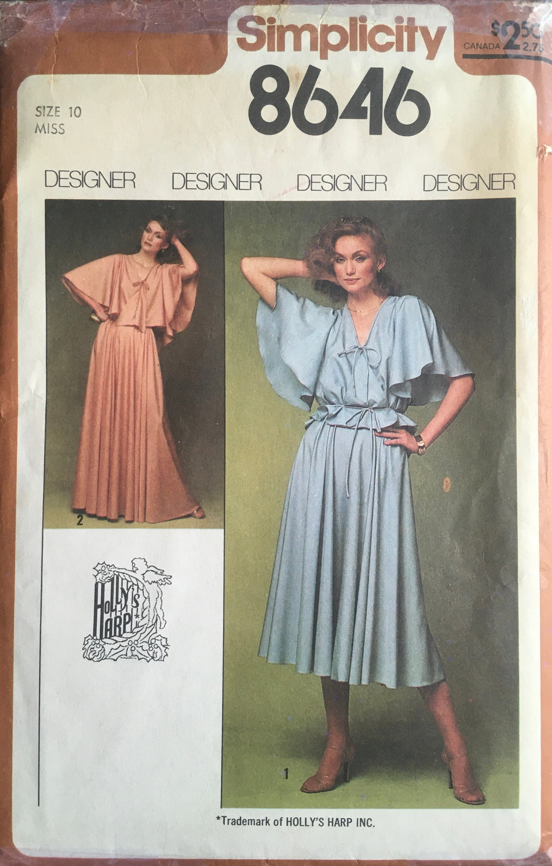 Simplicity 8646 Sewing Pattern (Vintage) UNCUT