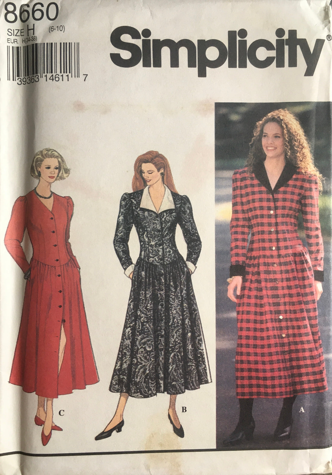 Simplicity 8660 Sewing Pattern (Vintage) UNCUT