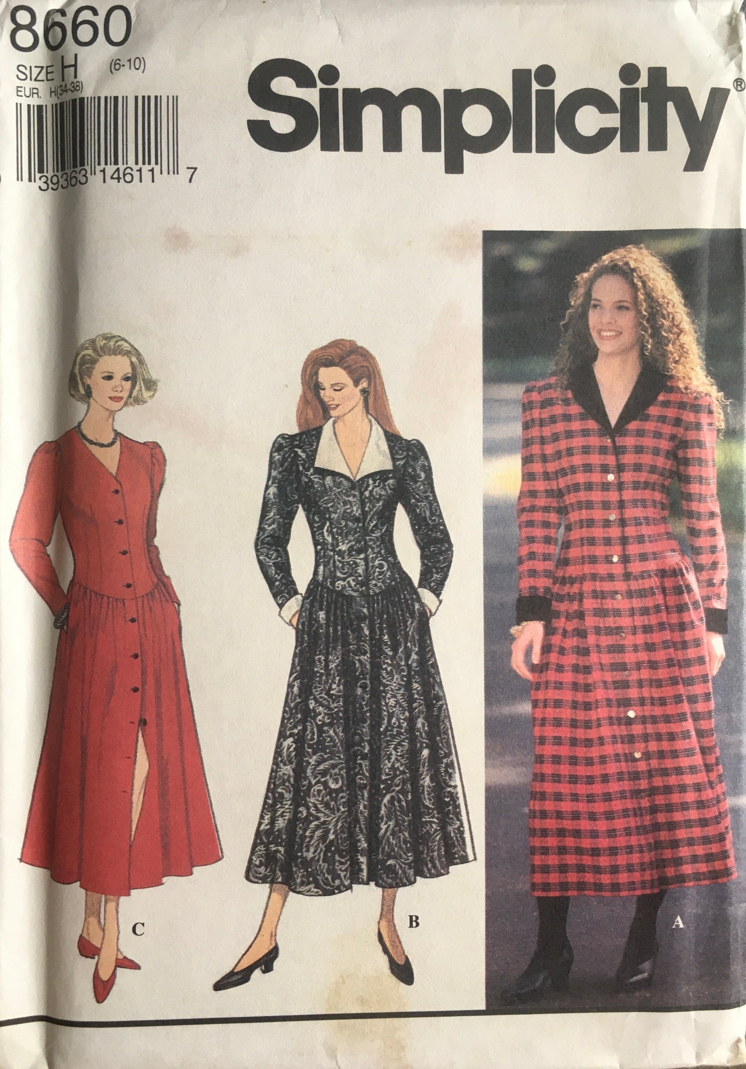 Simplicity 8660 Sewing Pattern (Vintage) UNCUT