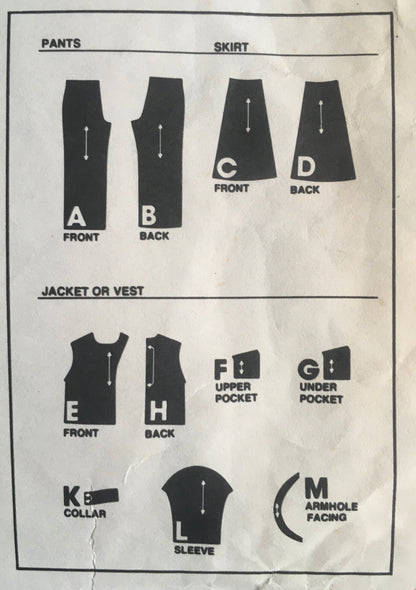 Simplicity 8660 Sewing Pattern (Vintage) CUT