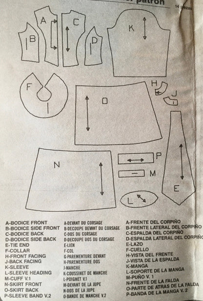 Simplicity 8666 Sewing Pattern (Vintage) UNCUT/CUT