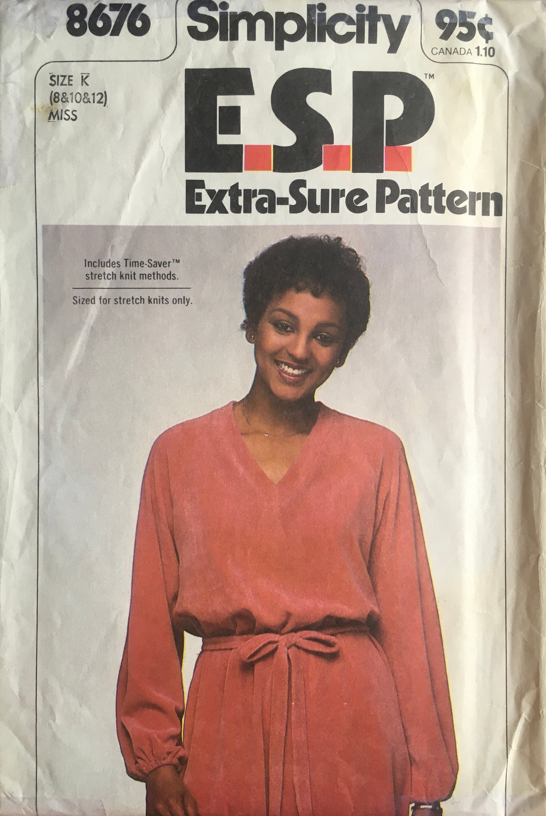 Simplicity 8676 Sewing Pattern (Vintage) UNCUT/CUT