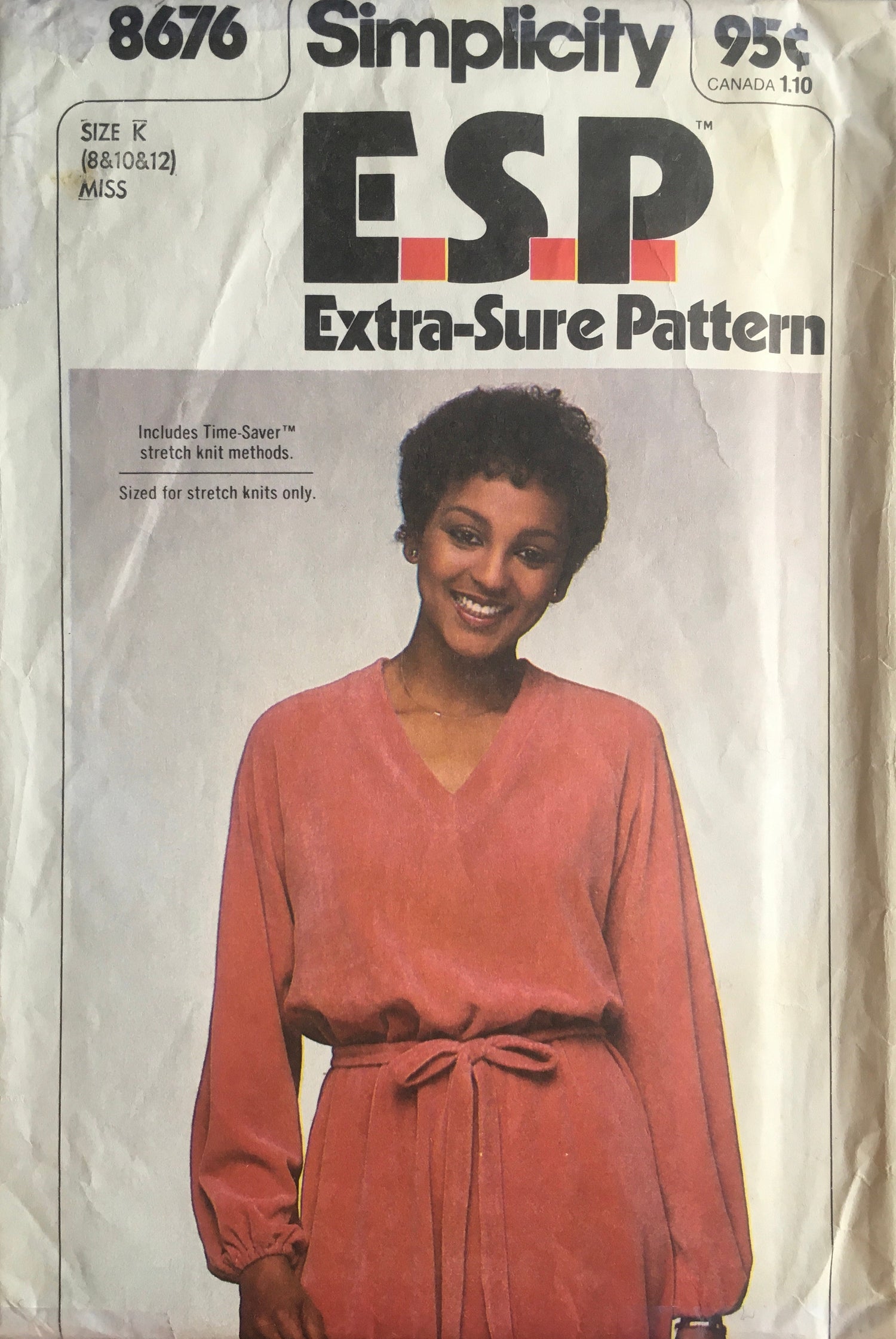 Simplicity 8676 Sewing Pattern (Vintage) UNCUT/CUT