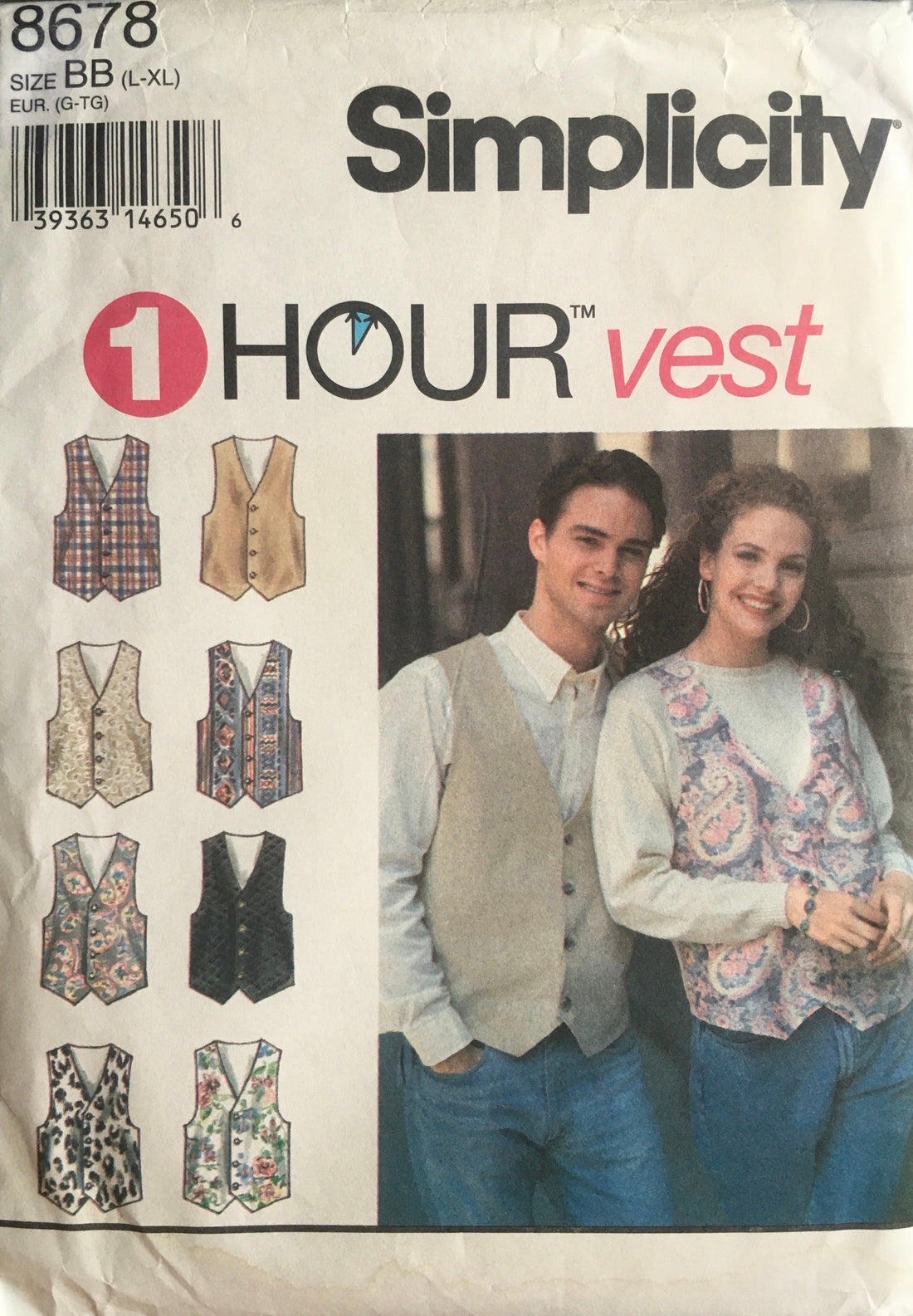 Simplicity 8678 Sewing Pattern (Vintage) UNCUT