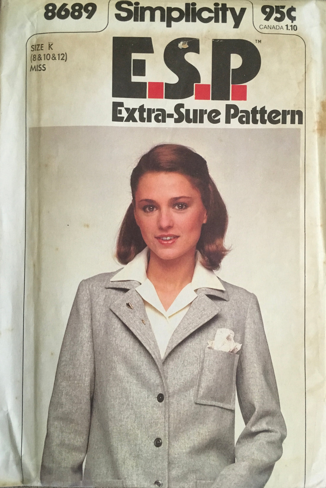 Simplicity 8689 Sewing Pattern (Vintage) UNCUT