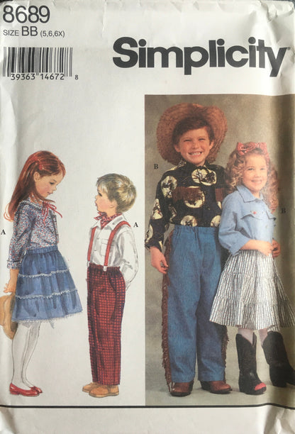 Simplicity 8689 Sewing Pattern (Vintage) UNCUT