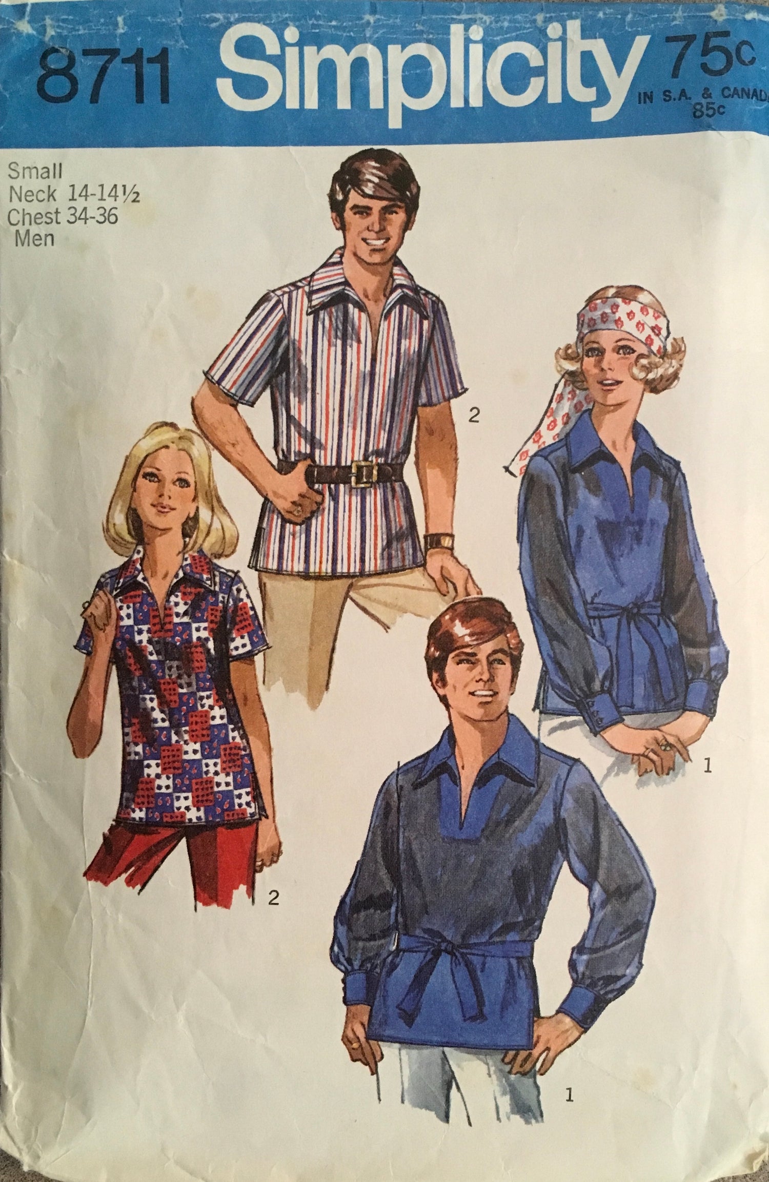 Simplicity 8711 Sewing Pattern (Vintage) CUT