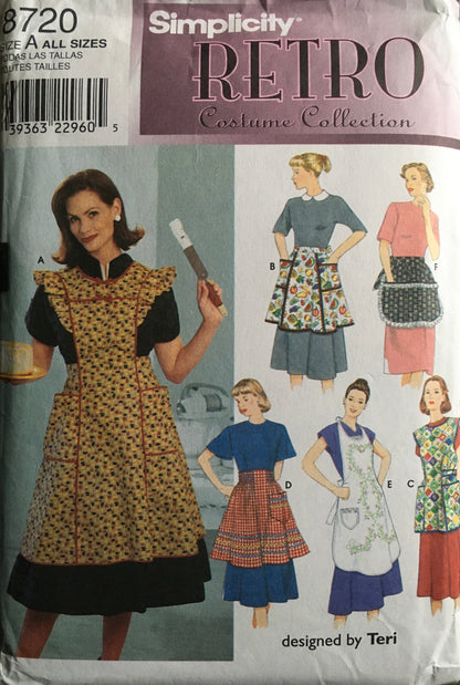 Simplicity 8720 Sewing Pattern (Vintage) CUT