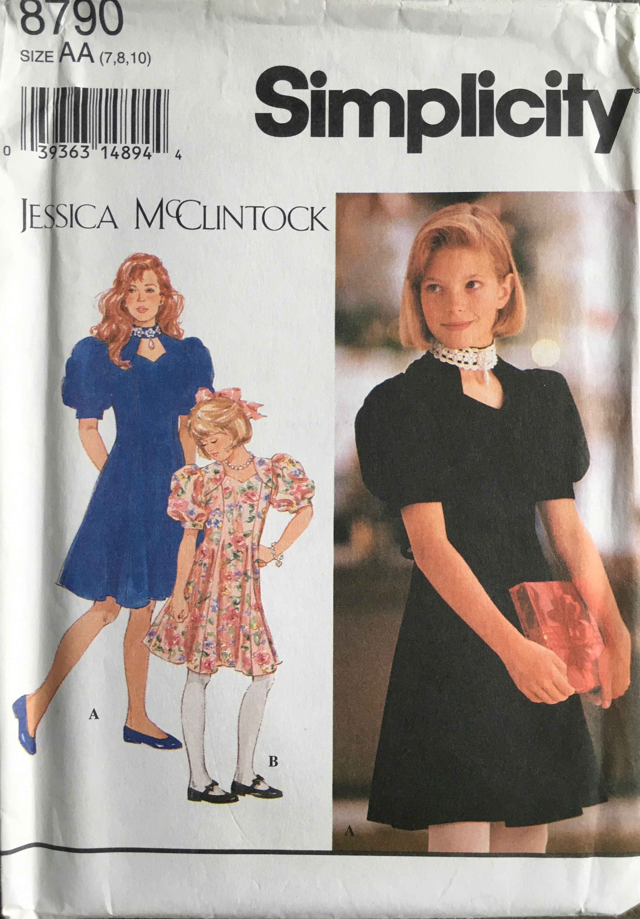 Simplicity 8790 Sewing Pattern (Vintage) UNCUT