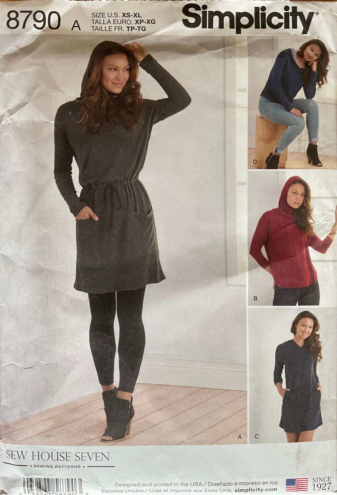 Simplicity 8790 Sewing Pattern UNCUT