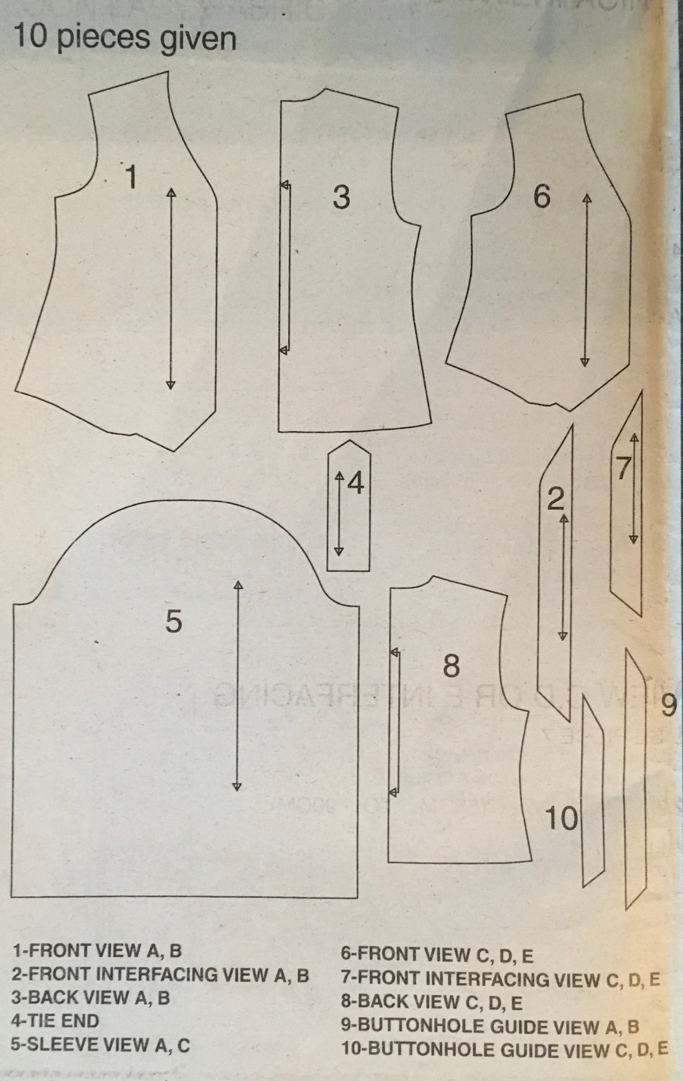 Simplicity 8802 Sewing Pattern (Vintage) CUT