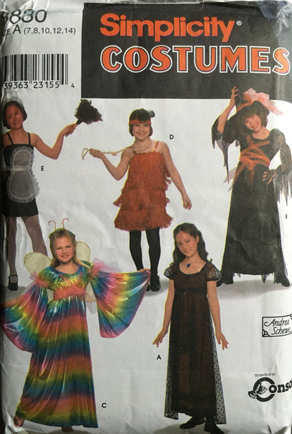 Simplicity 8830 Sewing Pattern (Vintage) CUT