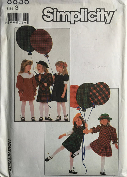 Simplicity 8835 Sewing Pattern (Vintage) CUT