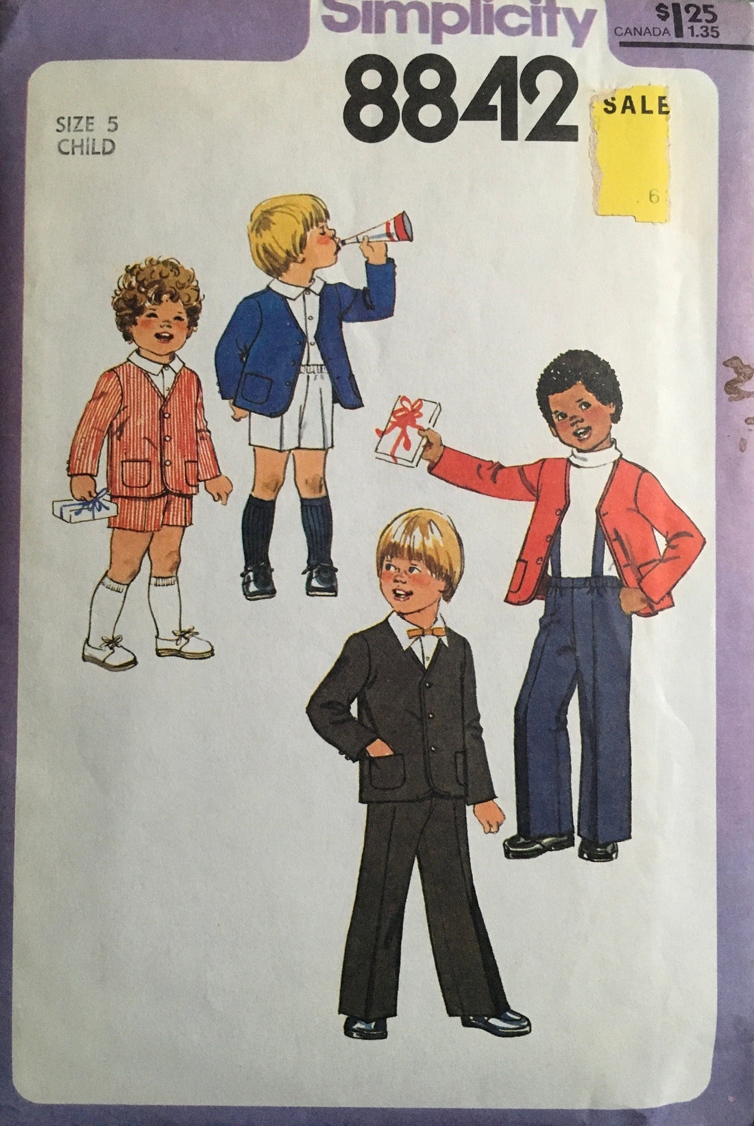 Simplicity 8842 Sewing Pattern (Vintage) CUT