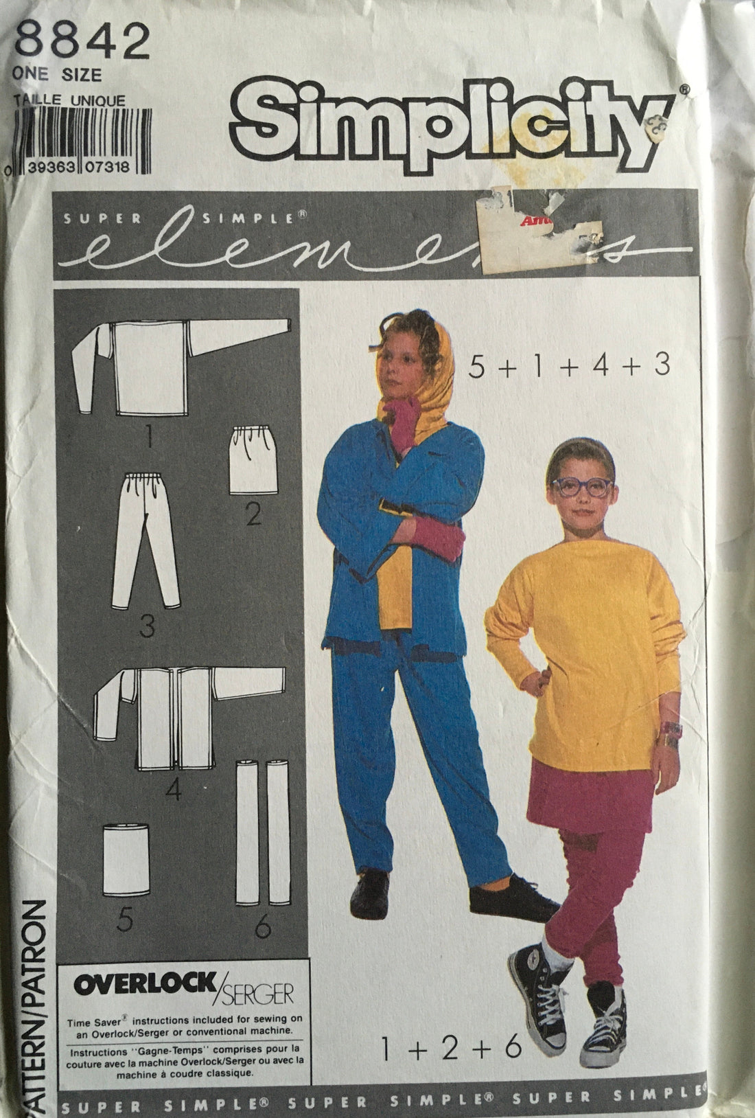 Simplicity 8842 Sewing Pattern (Vintage) UNCUT