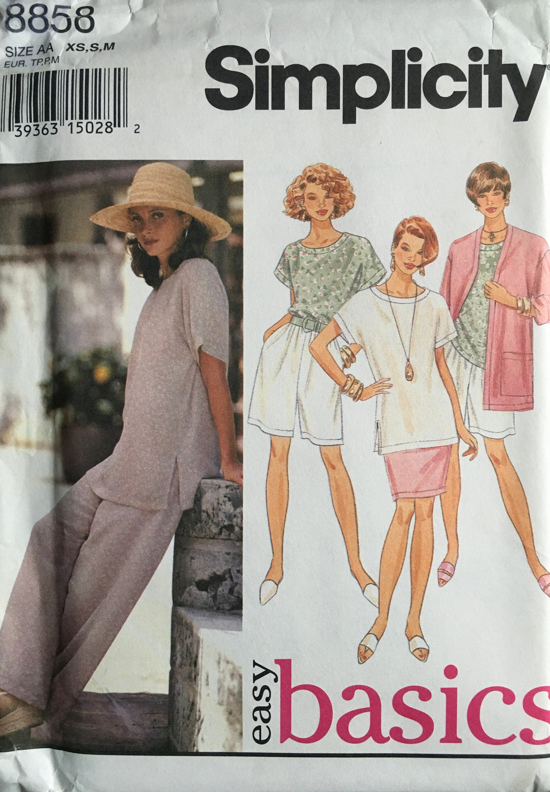 Simplicity 8858 Sewing Pattern (Vintage) UNCUT