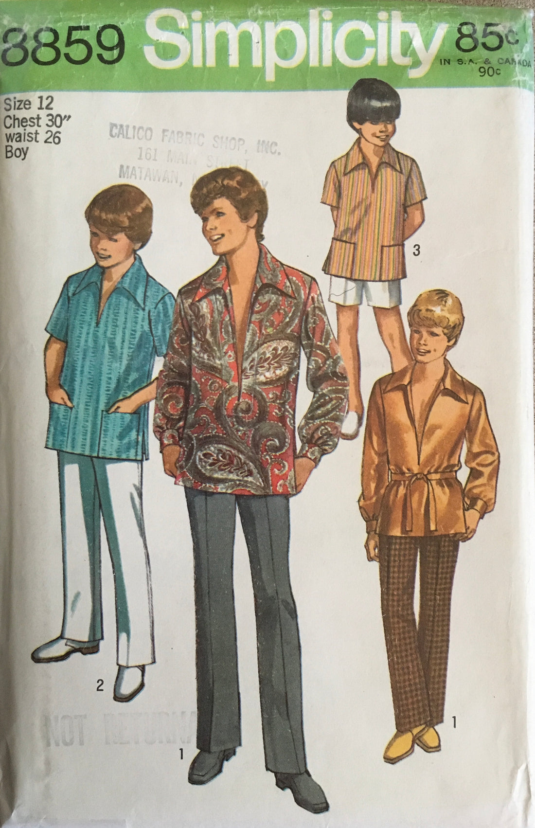 Simplicity 8859 Sewing Pattern (Vintage) UNCUT