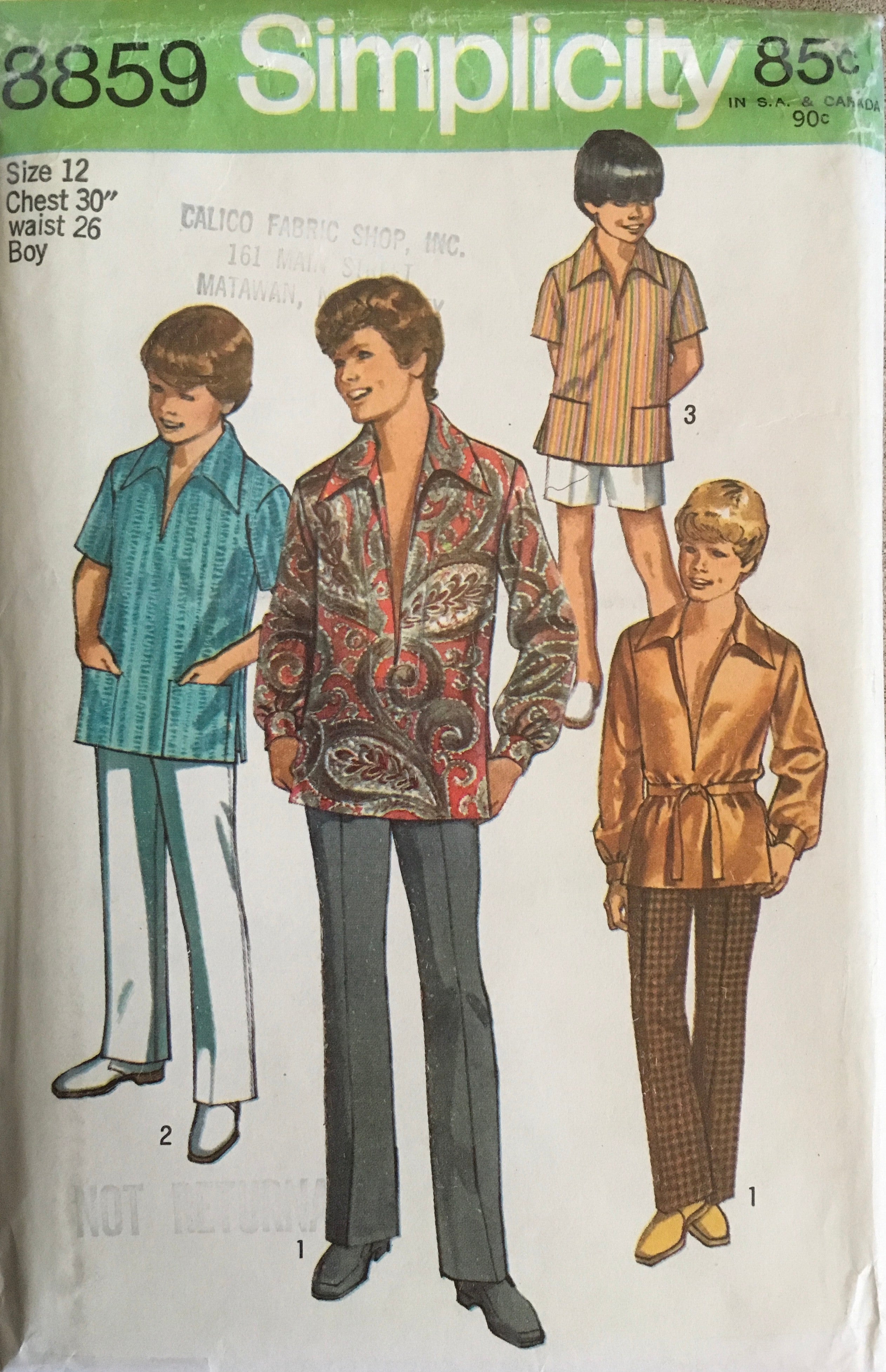 Simplicity 8859 Sewing Pattern (Vintage) UNCUT