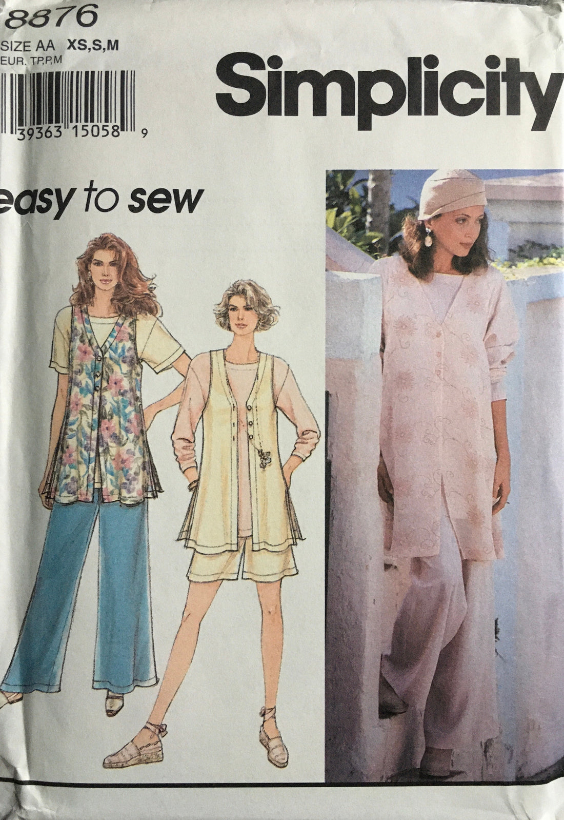 Simplicity 8876 Sewing Pattern (Vintage) UNCUT