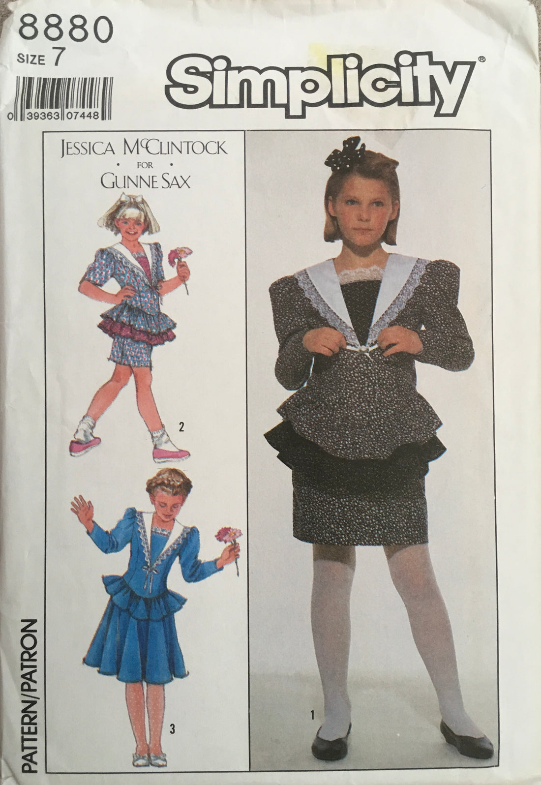 Simplicity 8880 Sewing Pattern (Vintage) UNCUT
