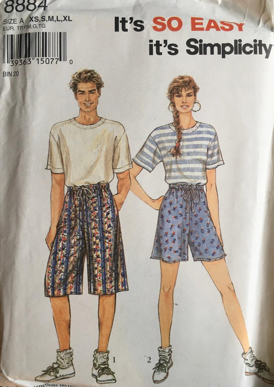 Simplicity 8884 Sewing Pattern (Vintage) UNCUT