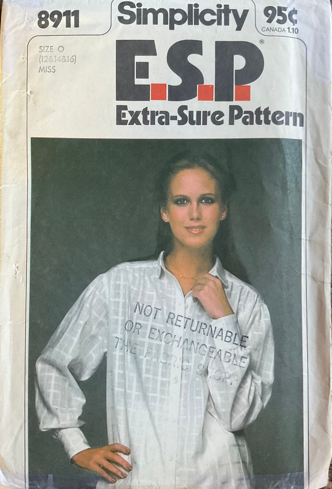 Simplicity 8911 Sewing Pattern (Vintage) UNCUT