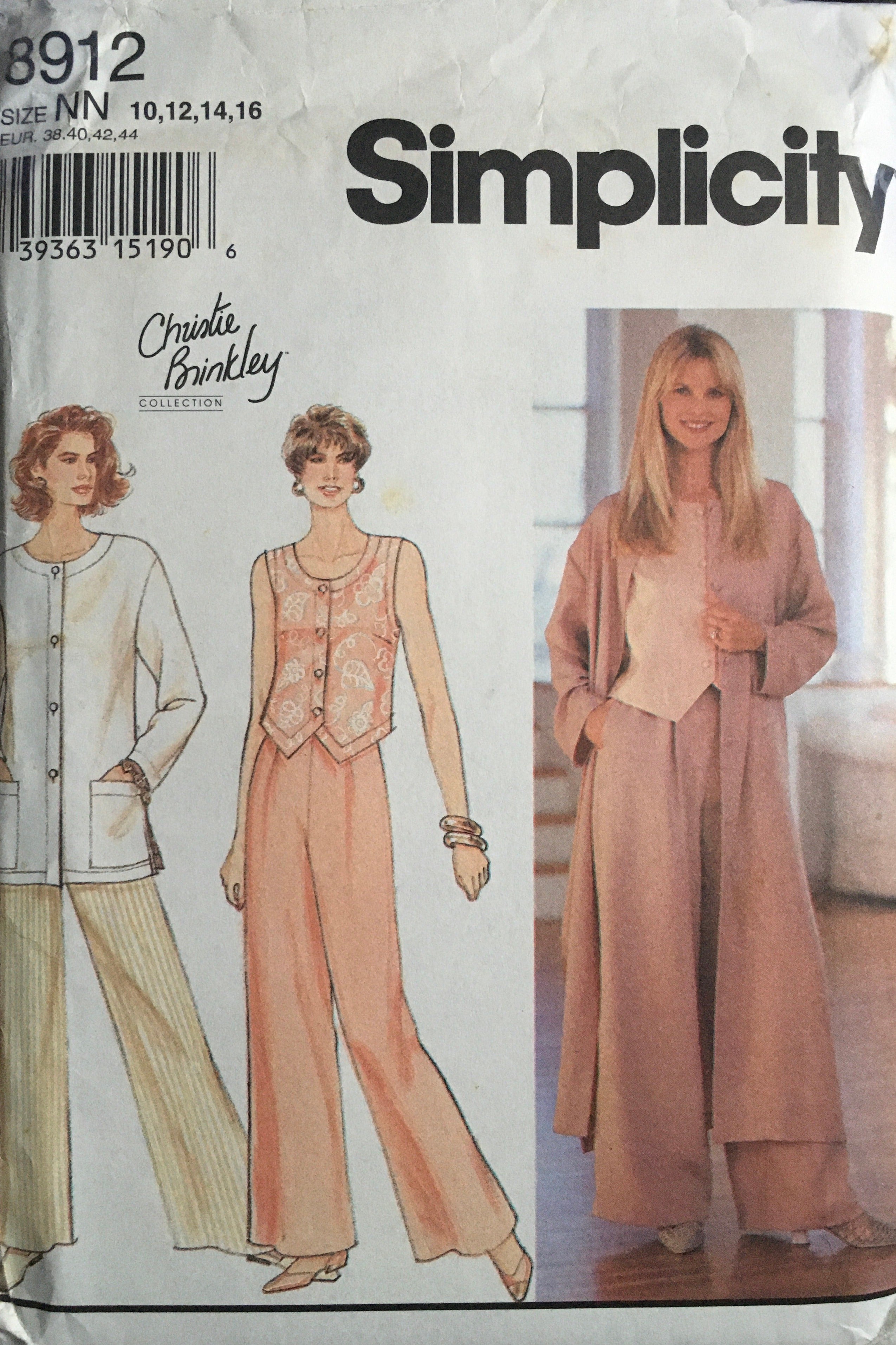 Simplicity 8912 Sewing Pattern (Vintage) UNCUT